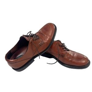 Floresheim Shoes Mens 13 M Brown Leather Comfortech Lace up Dress Casual